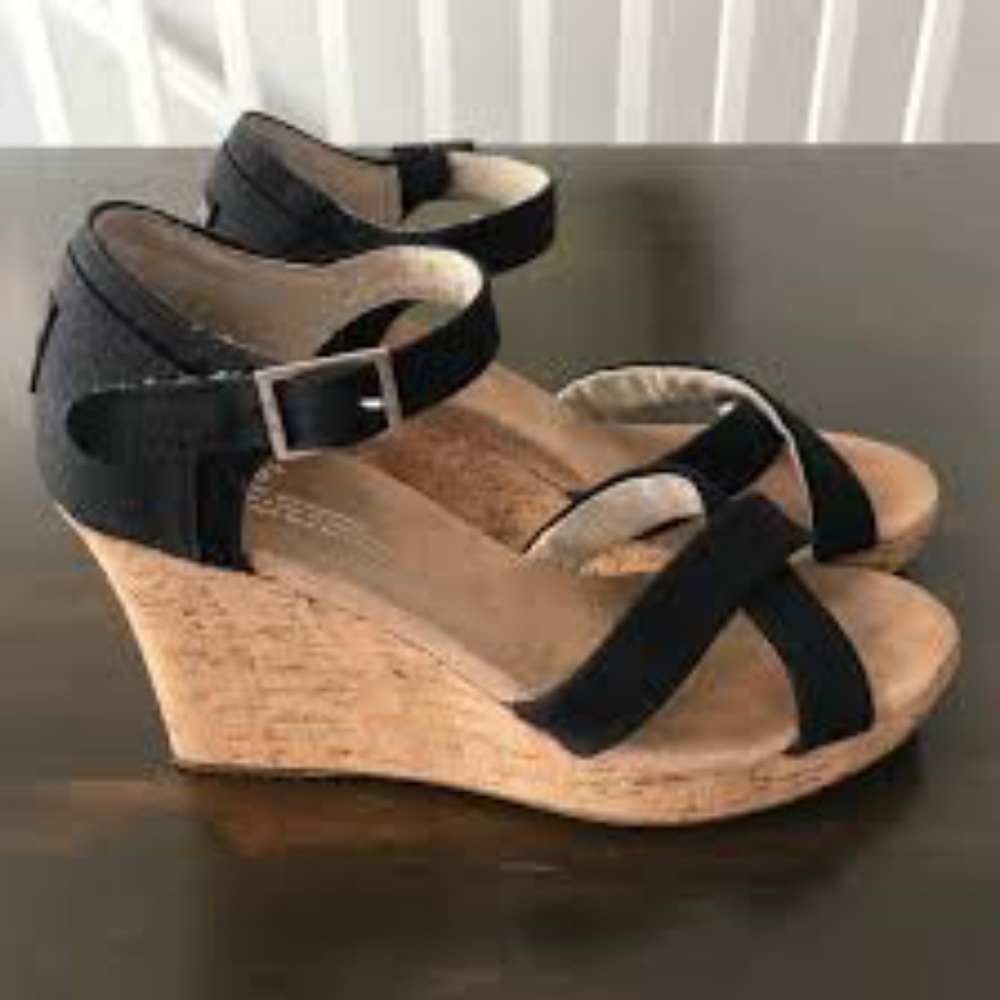 Strappy Wedge Sandals TOMS
